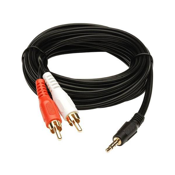 Stereo To 2 RCA Audio Cable