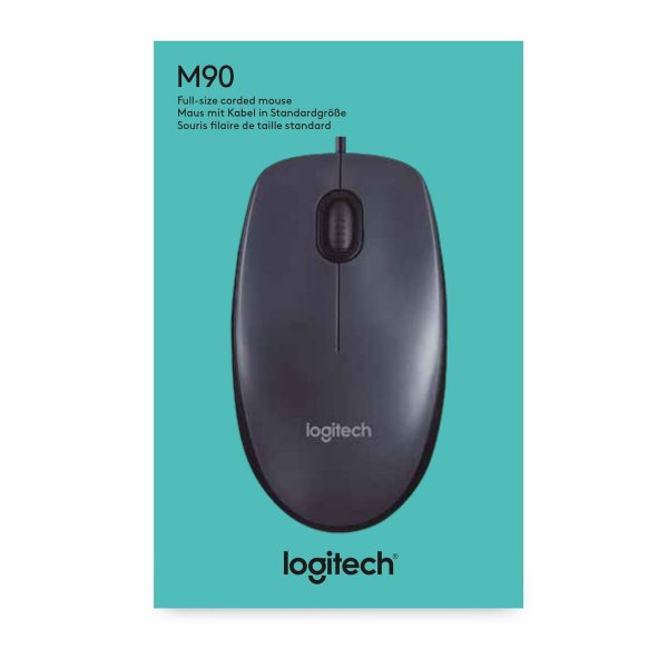 Logitech M90 USB Wired Optical Mouse
