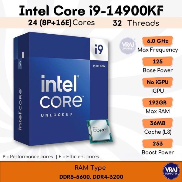 Intel Core i9 14900KF 14th Gen Desktop Processor