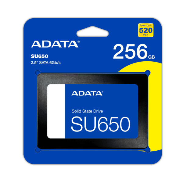 ADATA SU650 256GB SATA 2.5 Inch SSD – High Speed SSD for Laptop & Desktop