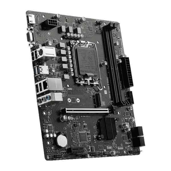 MSI PRO H610M-E DDR4 Motherboard | Intel LGA1700 | Micro-ATX Board