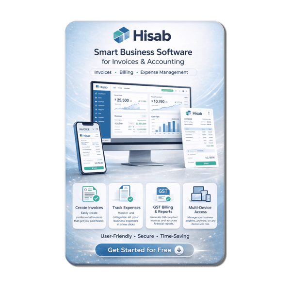 Hisab Accounting & Billing Software – 1 Year