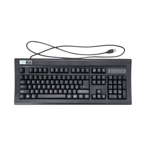TVS Gold Prime USB-A Keyboard Black